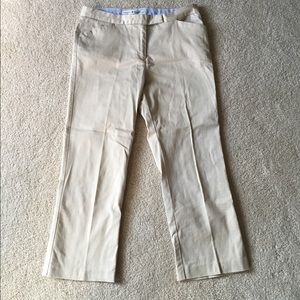 Tommy Hilfiger tan capris size 6